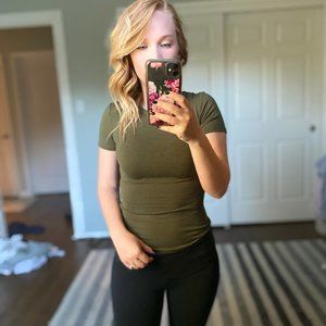 Forever 21 Army Green Bodysuit